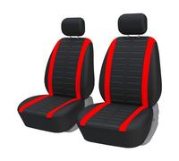 Fundas Asientos Delanteros Coche Universales para To-yota Proace City 2000-2024 Fundas de Asientos Protector para Asientos,A-Red