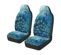 Fundas Asientos Delanteros Pavo Real Azul Funda De Asiento De Automóvil Impermeables Fundas para Asientos De Coche para Camiones SUV 52X138 Cm