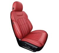 Fundas asientos impermeable 1 Juego De Fundas Asiento Coche Cuero Genuino Para Mazda 3 Bk Cx5 6 Gg Gj Bl Cx7 Cx3 Mx-5 Cx9 Para Demio 323(Rojo)