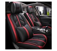 Fundas asientos impermeable Conjunto Completo Funda Asiento Coche Cobertura Para Civic Sport Para Touring Para Fit Para Jade Para Odyssey Para Pilot Para Vezel Para Stream Crv(Rojo,A)