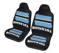 Fundas Asientos Novedad Botswana Bandera De Botswana Funda De Asiento Delantero Universal Fundas De Asiento Impermeables Funda Asiento Coche para Camión SUV Coches 52X138CM