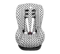 Fundas BCN ® - Funda Universal para silla de coche Grupo 1 - Algodón extrasuave (Fun Black Star)