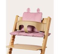 Fundas BCN ® - Set 3 cojines evolutivos Impermeables para trona Stokke Tripp Trapp ® - Algodón extrasuave (PINK DOT)