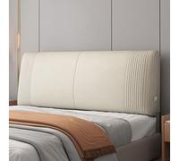 Fundas Cabeceros 120cm 150cm 160 Cm 180cm 200cm,Suave Tejido De PañO TecnolóGico Cubre Cabecero De Cama,Cojin De Lectura Para Cama,Funda Acolchada Para Cabecera De Cama(200*60*10cm,Clear water gray)