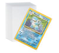 Fundas Cartas, 100 Fundas Para Cartas 66 X 92 MM 0.01 MM Transparente Soft Sleeves para Trading Cards Pokemon