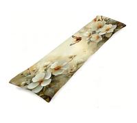 Fundas Cojines 120 x 40 cm Mariposa Funda de Almohada Flor Almohada para Dormir de Lado, Lujoso Suave Terciopelo Cojines Impresión a Doble Cara Funda Almohadas Embarazada para Dormir de Lado J0-560