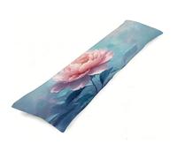Fundas Cojines 150 x 50 cm Azul Funda de Almohada Rosa Almohada para Dormir de Lado, Lujoso Suave Terciopelo Cojines Impresión a Doble Cara Funda Almohadas Embarazada para dormir de Lado J0-853