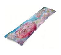 Fundas Cojines 150 x 50 cm Manzana Funda de Almohada Flor Almohada para Dormir de Lado, Lujoso Suave Terciopelo Cojines Impresión a Doble Cara Funda Almohadas Embarazada para dormir de Lado J0-841