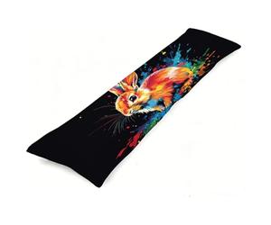 Fundas Cojines 150 x 50 cm Vistoso Funda de Almohada Conejo Almohada para Dormir de Lado, Lujoso Suave Terciopelo Cojines Impresión a Doble Cara Funda Almohadas Embarazada para dormir de Lado J0-849