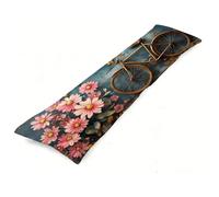 Fundas Cojines 180 x 50 cm Flor Funda de Almohada Bicicleta Almohada para Dormir de Lado, Lujoso Suave Terciopelo Cojines Impresión a Doble Cara Funda Almohadas Embarazada para Dormir de Lado J0-515