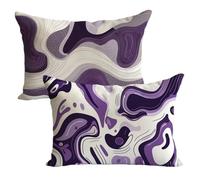 Fundas Cojines 30x50cm Crema Funda Cojin Abstracto Cojines Sofa Terciopelo 2 Piezas Impresión de Doble,Cremallera Oculta,Decoración Otoño Sofá al Aire Libre,Banco,Silla,Balcón,Dormitorio,Coche LK-1592
