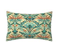 Fundas Cojines 30x50cm Funda Cojin Verde Juego de 2, India Fundas de Cojines Funda de Almohada, Lumbar Funda Cojine Sofa Rectangular Cojines Decorativos para Coche Silla Dormitorio Decoracion,T146