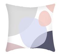 Fundas Cojines 40x40 Geometría Rosa Púrpura Cojines Sofa Decoración Cojines Cama Lino Cojines para Sofa Hogar Dormitorio Jardín Oficina Coche Funda Cojin