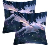 Fundas Cojines 40x40cm Juego de 2 DragóN Forestal Funda de Cojín Impermeable Para Exteriores Funda Sofá Cojín Decorativo Cuadrado Cojines, Para Sala Estar Cama Hogar Decoracion Cushion Covers L7JT-736