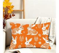 Fundas Cojines 40x70 cm Juego De 1 Cojines Exterior Naranja Funda Cojin Animal Impermeable Terciopelo Funda Almohada Doble Cara Impresión Cushion Covers para Jardín Camping Patio Terraza Coche 3s-384