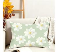 Fundas Cojines 40x70 cm Juego De 1 Cojines Exterior Verde salvia Funda Cojin Floral Impermeable Terciopelo Funda Almohada Doble Cara Impresión Cushion Covers para Jardín Patio Otoño Decorativos 3s-822