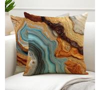 Fundas Cojines 45x45 Cojines Exterior Abstracto Juego de 2 Impermea Terciopelo Estampado Geometría Fundas de Almohada Decorativa Boho Cojín Cubierta para Decoracion Salon, Dormitorio, Sofá,Cama G6-941