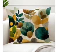 Fundas Cojines 45x45 Cojines Exterior Abstracto Juego de 2 Impermea Terciopelo Estampado Hoja Fundas de Almohada Decorativa Boho Cojín Cubierta para Decoracion Salon, Dormitorio, Sofá, Silla G6-899