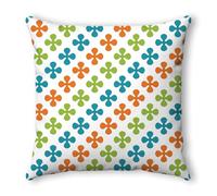 Fundas Cojines 50x50 Naranja Azul Verde Cojines Cama Sofa Lino Lavable Cuadrado con Cremallera Invisible Funda Cojin para Sofa Hogar Decoración Jardín Oficina Coche