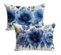 Fundas Cojines 50x70cm Crema Funda Cojin Rural Cojines Sofa Terciopelo 2 Piezas Impresión de Doble,Cremallera Oculta,Decoración de Otoño Sofá al Aire Libre,Banco,Silla,Balcón,Dormitorio,Coche LK-1532