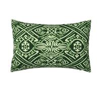Fundas Cojines 50x80cm Funda Cojin Verde Juego de 2, Turco Fundas de Cojines Funda de Almohada, Lumbar Funda Cojine Sofa Rectangular Cojines Decorativos para Coche Silla Dormitorio Decoracion,T196