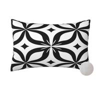 Fundas Cojines 60x80 cm Funda Cojin En blanco y negro 2 Piezas, Rayas Cojines Sofa Funda de Almohada Lumbar Suave Cojines Cama Decorativos a Doble Cara para Coche Silla Dormitorio Decoracion-dm468