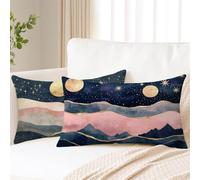 Fundas Cojines 60x80 cm Juego De 2 Cojines Exterior Marina de guerra Funda Cojin Paisaje Impermeable Lino Funda Almohada Doble Cara Impresión Cushion Covers para Jardín Camping Patio Coche 2s-718