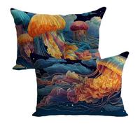 Fundas Cojines 70x40cm Marina De Guerra Funda Cojin Abstracto Cojines Sofa Terciopelo 2 Piezas Impresión de Doble,Cremallera Oculta,Decoración Otoño Sofá Aire Libre,Balcón,Dormitorio,Coche LK-1480