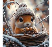 Fundas Cojines Juego de 2 Piezas, 35x35cm, Fundas de Cojines Jardín al Aire Iibre Decorativo, Sofa Funda de Cojín, Dormitorio de Pillow, Protector Cojín Asientos para, Nueces De HáMster, CZ7J-80