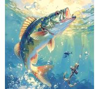 Fundas Cojines Juego de 2 Piezas, 40x40cm, Fundas de Cojines Jardín al Aire Iibre Decorativo, Sofa Funda de Cojín, Dormitorio de Pillow, Protector Cojín Asientos para, Peces del Mar, CZ7J-127