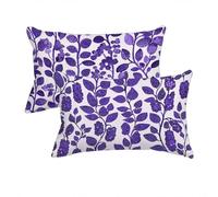 Fundas Cojines Púrpura, Fundas de Almohada 60x80 cm Juego de 2, Rectangular Decorativos Cojines Sofa in Lino, Rota Cojin Exterior Impermeable para Exterior Balcón Terraza Patio Jardín, Regalo -7371