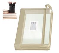 Fundas con Cremallera para Organizar,Doble Capa Transparente Gran Capacidad | Bolsas de Almacenamiento de Malla Reutilizables - para Estudiantes Documentos Deberes Exámenes Cuadernos Juegos Escuela