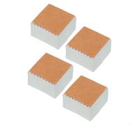 Fundas cuadradas para patas de muebles en silicona de alto agarre, diseñadas para reducir el movimiento y preservar la integridad del suelo (42-48 mm)