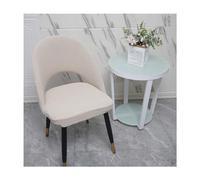 Fundas curvadas para sillas de comedor, elásticas y lavables, diseño de respaldo arqueado, para sillas sin brazos, juego de 2/4/6, perfectas para decoración y protección del hogar