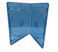 Fundas de almacenamiento con logo de la marca Dragon Trading® 25 x doble (2) Disco Blu-Ray 11 mm.