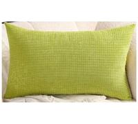 Fundas de Almohada 40x70 Fundas De Cojín 50 X 70 Terciopelo Fundas Cojines 60x80 para Cama - Protector de Almohada Rectangular de Sofá,Suave Modernas, con Cremallera ( Color : Soy Green , Size : 40x70