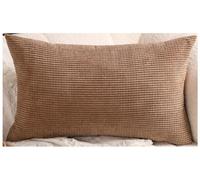 Fundas de Almohada 40x70 Fundas De Cojín 50 X 70 Terciopelo Fundas Cojines 60x80 para Cama - Protector de Almohada Rectangular de Sofá,Suave Modernas, con Cremallera ( Color : Brown , Size : 40x70 cm