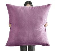 Fundas De Almohada 80x80,50x50 Fundas De Cojín de 60x60 Cuadrado Fundas Cojines 70x70 Para Cama - Protector De Almohada,Con Cremallera Transpirable Suave Lavable ( Color : Purple , Size : 70x70cm 1pc