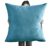 Fundas De Almohada 80x80,50x50 Fundas De Cojín de 60x60 Cuadrado Fundas Cojines 70x70 Para Cama - Protector De Almohada,Con Cremallera Transpirable Suave Lavable ( Color : Blue , Size : 70x70cm 1pc )