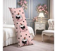 Fundas de almohada de cuerpo de calabaza, bonitas fundas de almohada lumbar, de terciopelo suave con cremallera, funda de almohada de cuerpo largo decorativo para cama, sofá, cabecera, 20 x 54