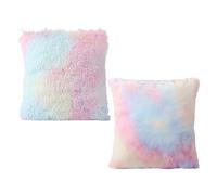 Fundas De Almohada Degradadas De 2 Piezas, Fundas De Cojines De Felpa, Fundas De Almohada Para Dormitorio, Fundas De Almohada Cuadradas, Fundas De Almohada Decorativas Para El Hogar