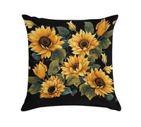 Fundas De Almohada Girasol Gracias por Iluminar Mi Vida Cushion Covers Suave Funda De Almohada Durable Fundas Cojines para Camping Coches 45X45 Cm