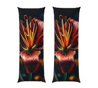 Fundas de almohada ultra suaves con cremallera oculta, fundas de almohada lavables, decorativas, regalos de San Valentín para mujeres y hombres, 152 x 51 cm
