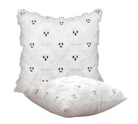 Fundas De Almohadillas De Halloween | Fillewcasi De 18x18 Pulgadas De Tiro Para Vacaciones - Juego De 2 Fundas Suaves Para Cojines Decorativos Para Sofá, Dormitorio, Sala De Niños, Oficina, Amantes D