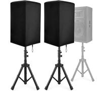 Fundas de Altavoces PA para AtlasIED SM82T 2017-2027 | Fundas antipolvo de altavoces pa; tras retirarlas, las fundas flexibles; un cordón ajustable recoge la abertura