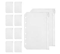 Fundas de archivador - 10 piezas de archivado - Hojas transparentes para insertar en el libro - Para tareas, facturas, documentos fiscales, fotografías y tarjetas