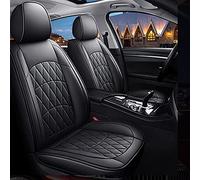 Fundas De Asiento Coche Cuero Pu Para Completo 5 Asientos Para Chrysler 300c 300s 200 Para Accesorios Pacifica Protectoras Asiento(Black,Standard)