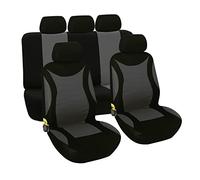 Fundas De Asiento Coche Para Citroen C1 Para Celysee Ds3 C4 Ds4 C5 Ds5 C3 Para Aircross Auto Trasero Delantero Protectoras Asiento(Gris)