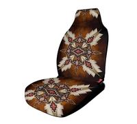 Fundas de Asiento de automóvil con Estampado de Rueda Medicinal de Arte Nativo Americano, protección de Asientos para Mujeres y niñas, adecuadas para la mayoría de vehículos, automóviles, Camiones, S
