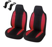 Fundas de Asiento de automóvil,Cubierta de Asiento de automóvil de Espuma de Cubo,Asiento de Estilo Deportivo, protección de una Pieza con Fundas de Asiento,SUV-Rojo